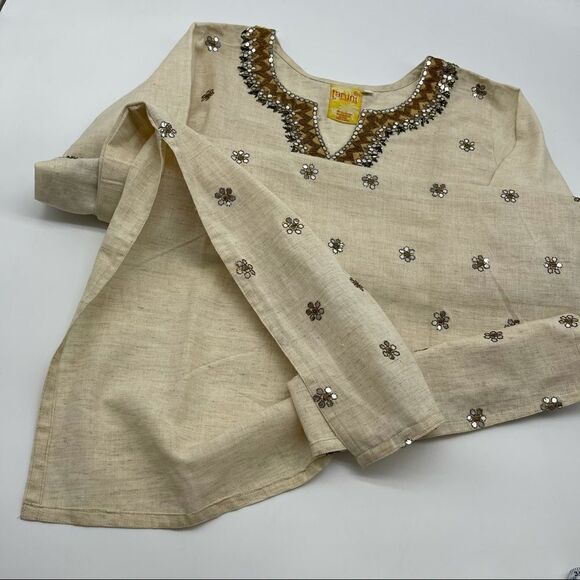 Taruni Indian Style Tunic Dress Sz M - Picture 11 of 16